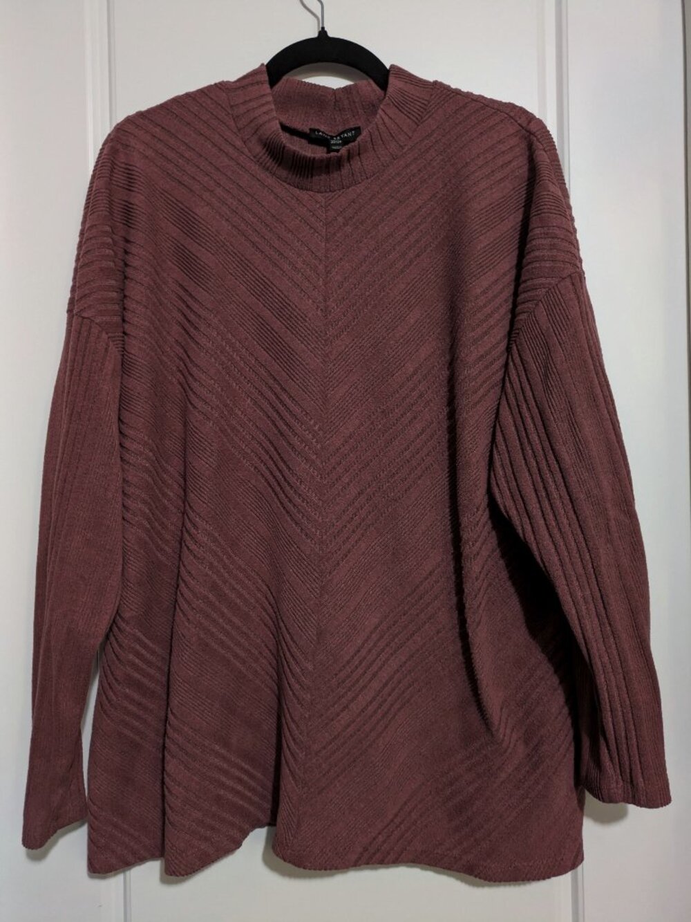 Lane Bryant Dusty Pink Long Sleeved Turtleneck Plus Sized (US 22/24)